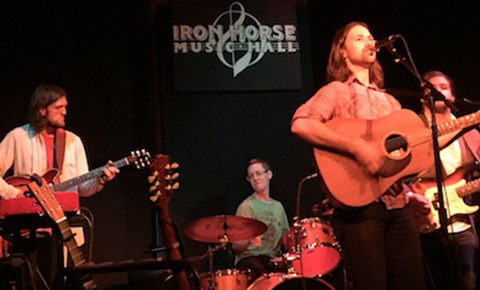 Justin Hillman and Good Company at The Iron Horse Music Hall; photo by Carly Rae.