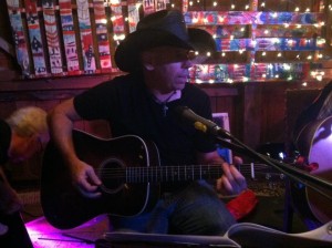 Local Roots musician Jeb Barry at a recent Songcircle; photo courtesy Williamstown Songcircle via Facebook.