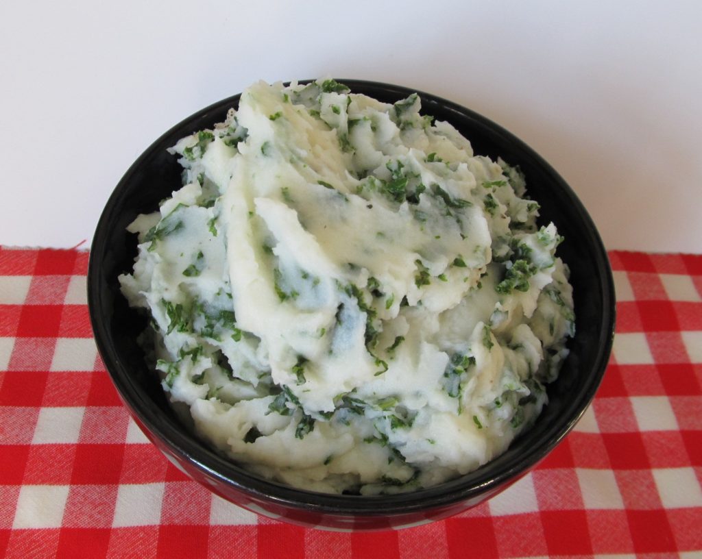 A super-nutritious (and satisfying!) staple of rustic Irish Cooking, colcannon can be prepared in a multitude of ways; photo by Sheila Velazquez.
