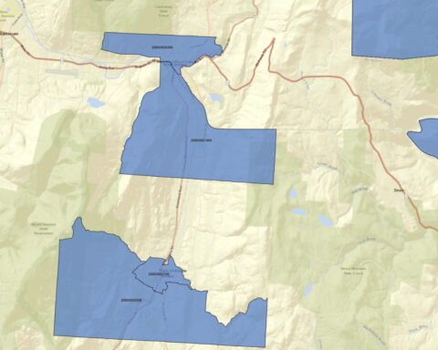 Map showing Opportunity Zones in Northern Berkshire County