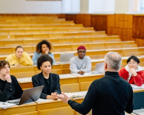 lecture at the university